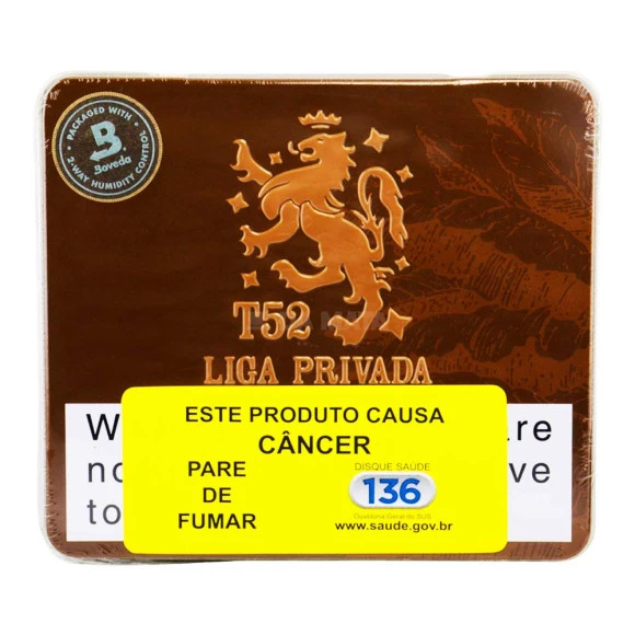 Charuto Drew Estate Liga Privada T52 Coronets C/10un de frente tabacaria da mata 