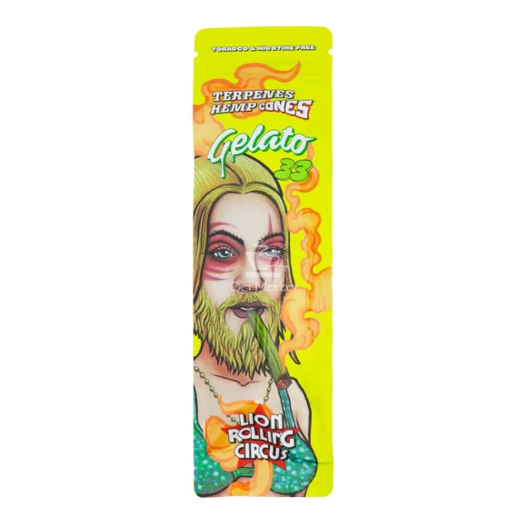 Cone Lion Rolling Circus Gelato 33 2un de frente tabacaria da mata