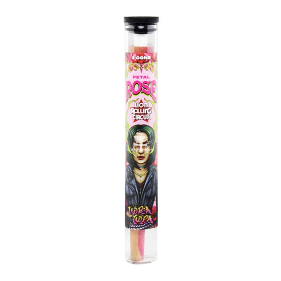 Cone Pré-Enrolado Lion Rolling Circus Petal Rose de frente