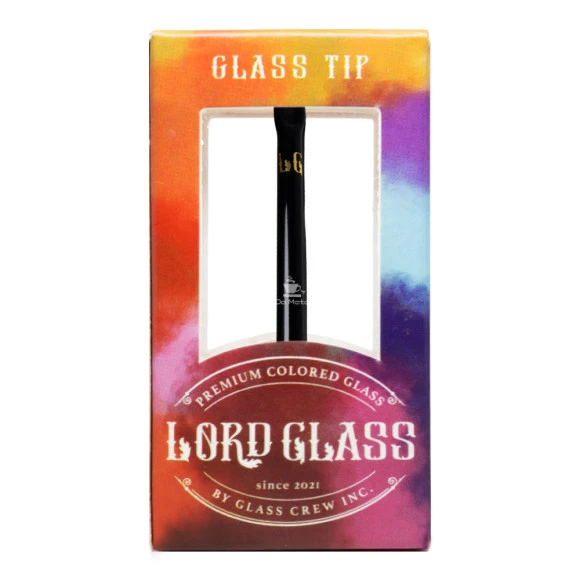 Caixa de Piteira de Vidro Lord Glass Colors Black