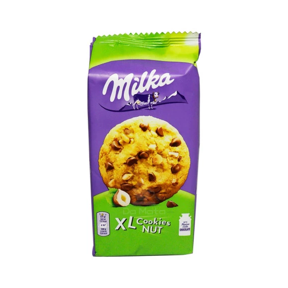 Biscoitos Cookies Nut XL Milka 184g