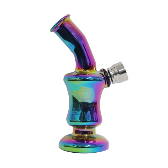 Mini Bong de Vidro Espelhado 4