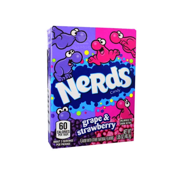 Nerds Balas Importada - Sabor Strawberry & Grape