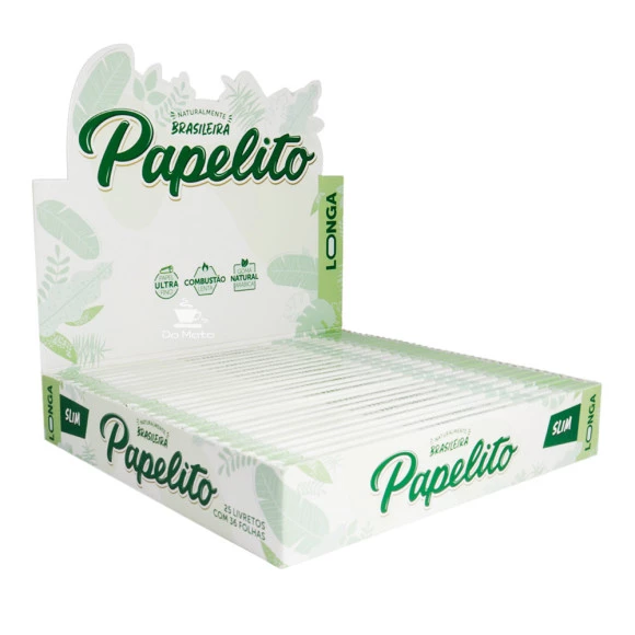 Caixa de Seda Papelito Longa Slim