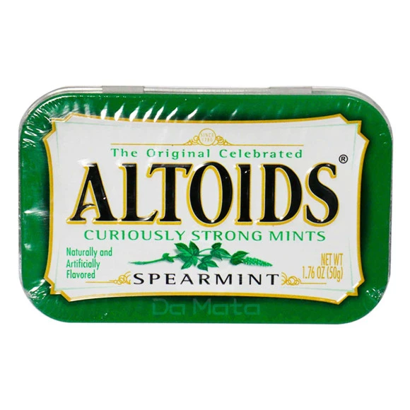 Pastilha Importada Altoids Spearmint 50g