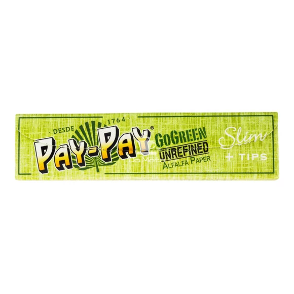 Seda Pay-Pay Slim + Tips de frente tabacaria da mata 