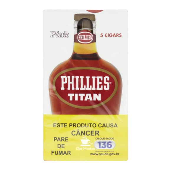Caixa de Titan Phillies Cognac 5 un de frente