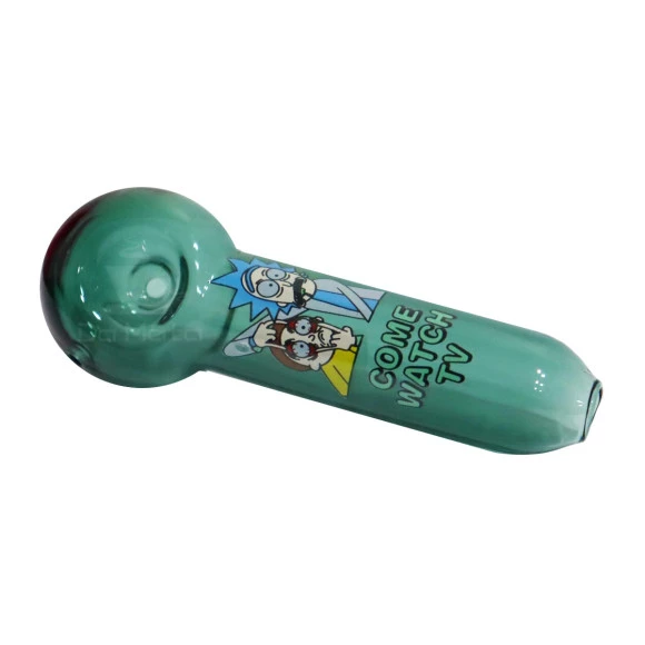 Pipe de Vidro Rick and Morty Come Watch TV