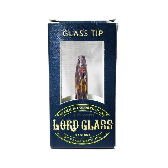 Piteira de Vidro Lord Glass Twister Roxa