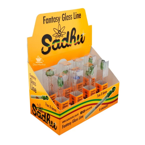 Caixa de Piteira Vidro Sadhu Fantasy Glass Line de frente