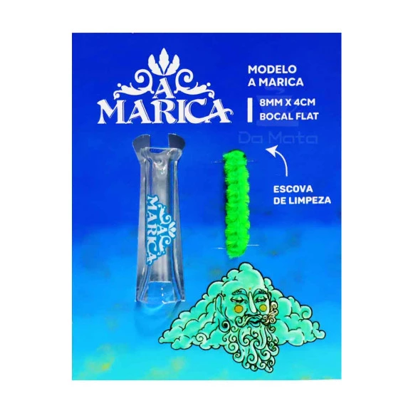 Kit de Piteira de Vidro Glass Crew A Marica 8mm