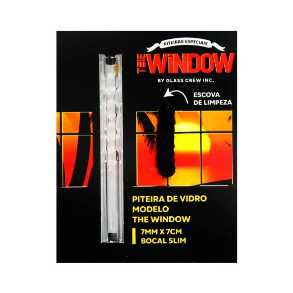 Kit de Piteira de Vidro Glass Crew The window 7mm
