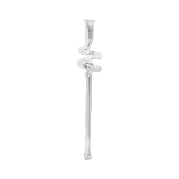 Piteira de Vidro Espiral Longa 