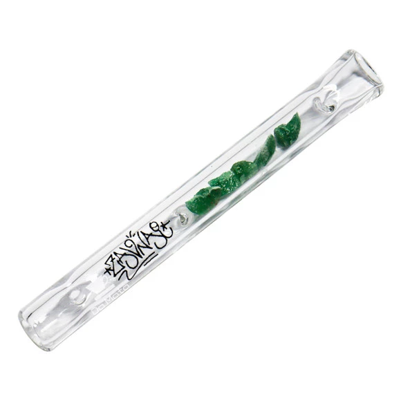 Piteira com Cristais Green Zav Nai 8mm