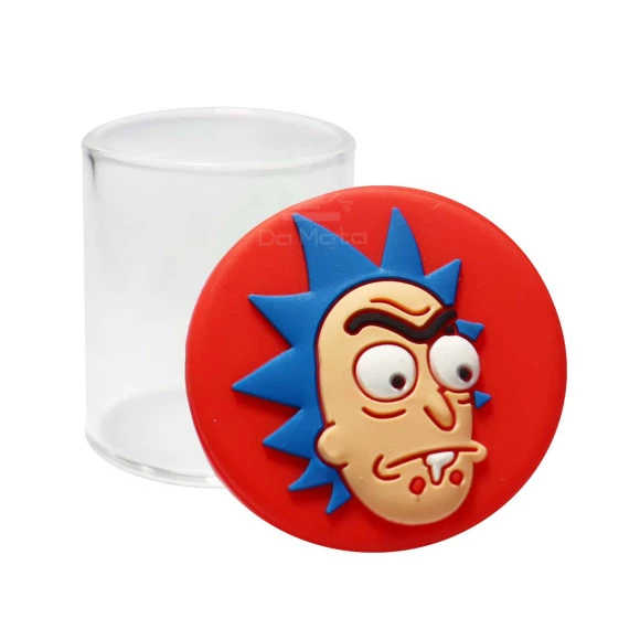 Pote de Vidro e Silicone 30ml Rick