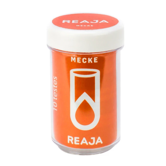 Kit de Teste Reagente Colorimétrico de Mecke de frente