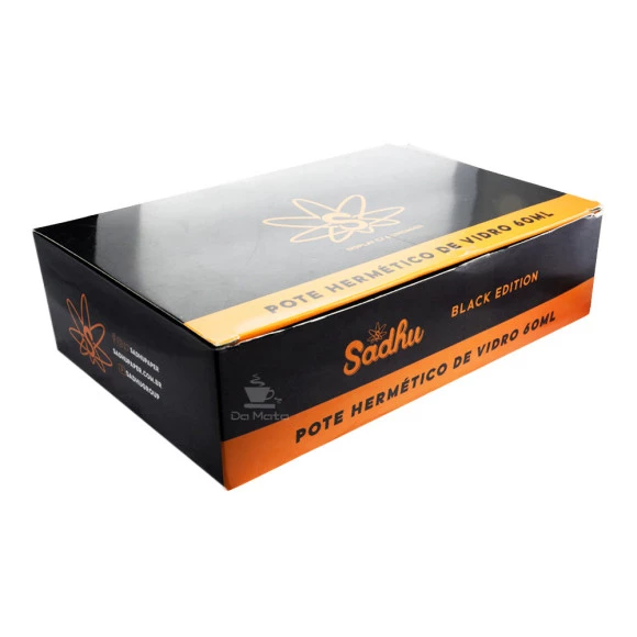 Caixa de Pote Hermético de Vidro UV Sadhu 60ml de frente
