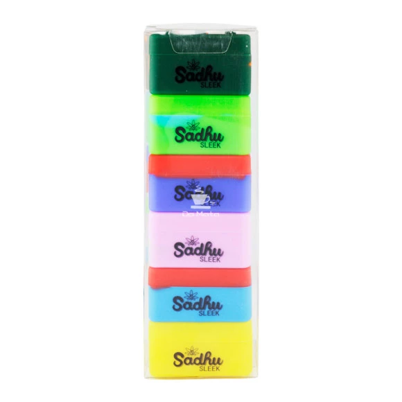 Caixa de Slick Silicone Quadrado Lego 26ml Sadhu de frente