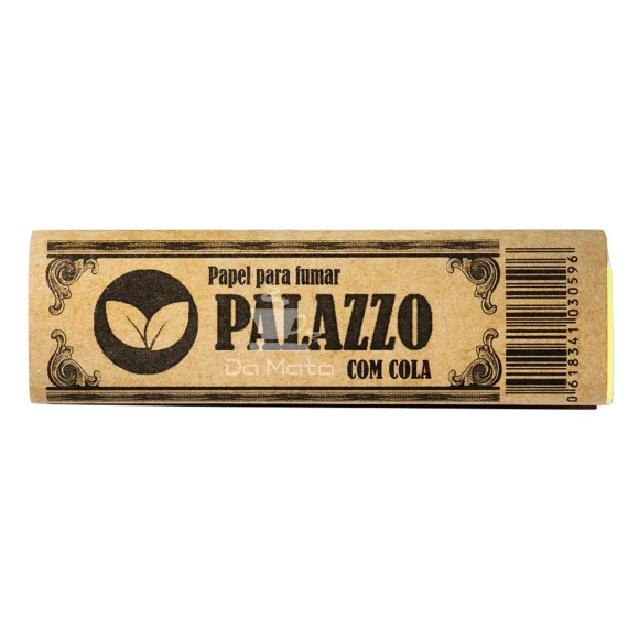 Papel para Enrolar Cigarro Palazzo com Cola 45mm x 80mm 