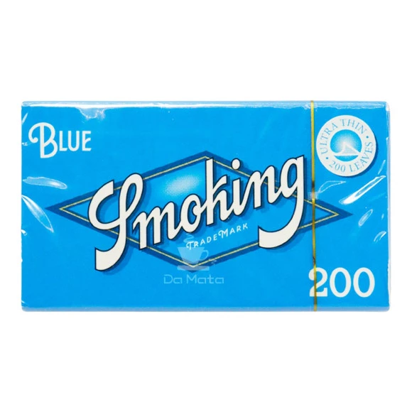 Seda Smoking Blue 1 1/4 com 200 Folhas