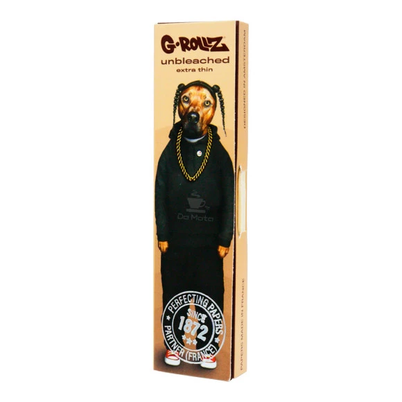 Seda c/ Piteira G-Rollz Rap King Size Unbleached 