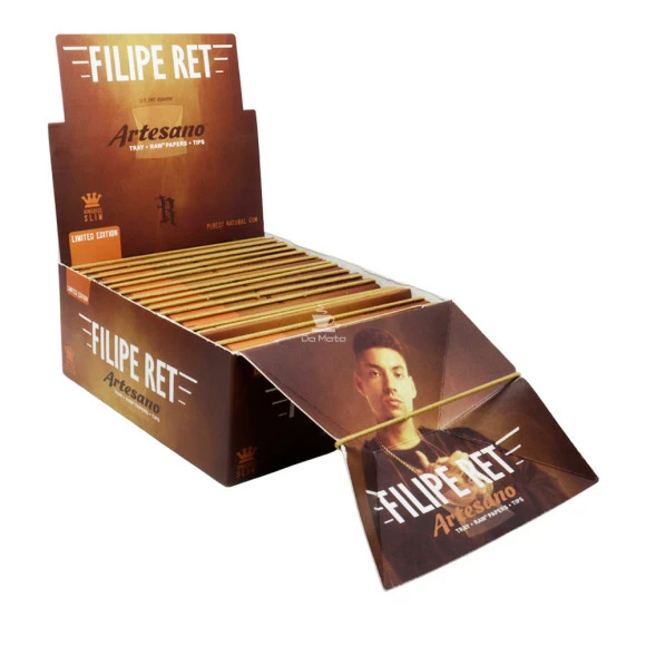 Caixa de Seda Raw Filipe Ret King Size c/ Piteira