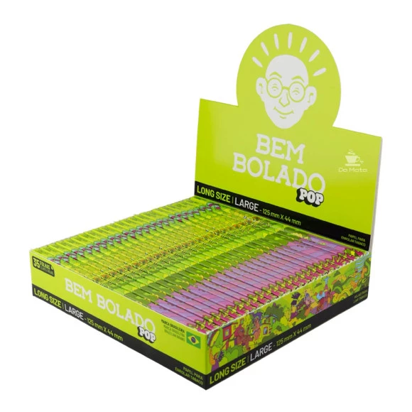Caixa de Seda Bem Bolado Pop Long Size Large de lado