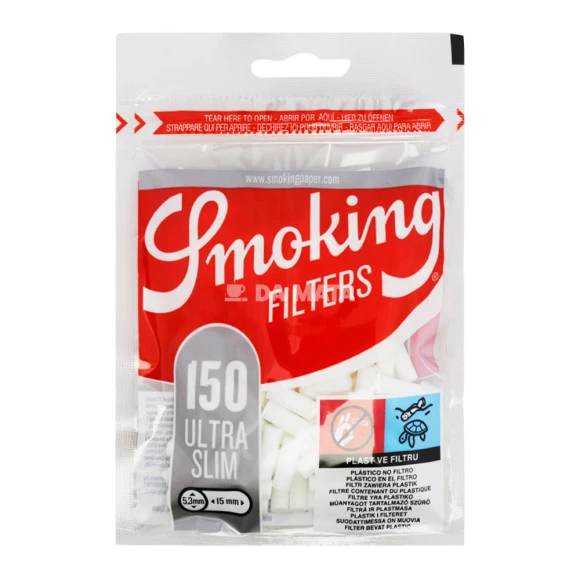 Filtro Smoking Ultra Slim de frente tabacaria da mata