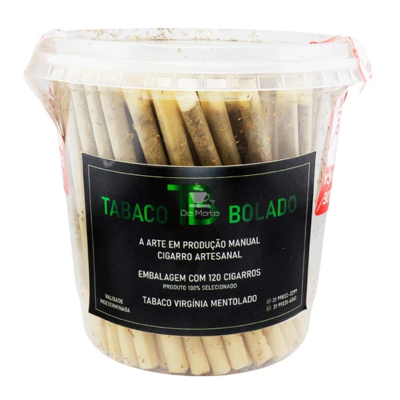 Pote de Tabaco TB Bolado Mentolado de frente