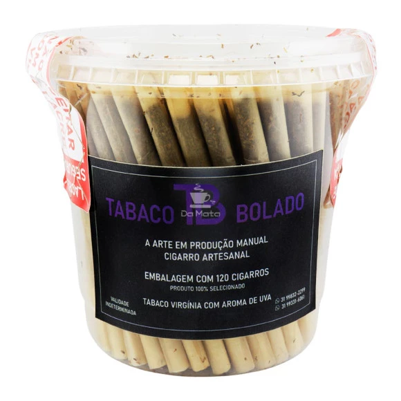 Pote de Tabaco TB Bolado Uva de frente