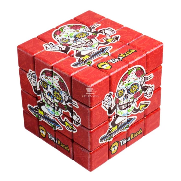 Dichavador Cubo Mágico Tokahauú-Vermelho