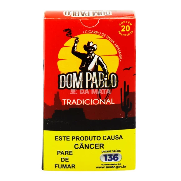 Palheiro Dom Pablo Tradicional de frente tabacaria da mata 