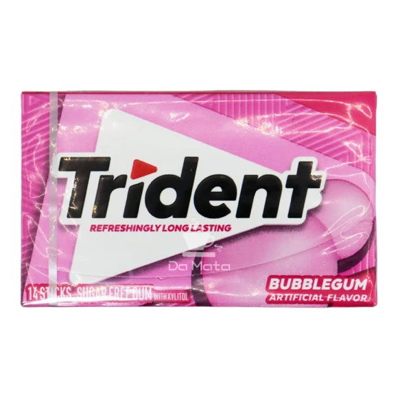 Chiclete Trident Importado Bubblegum