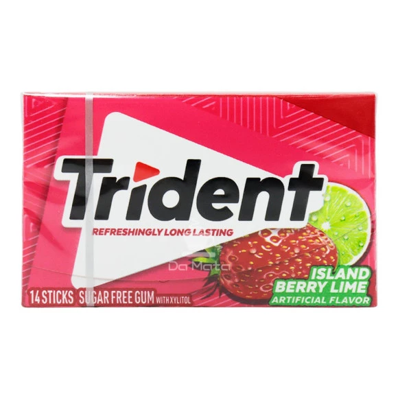 Chiclete Importado Trident Island Berry Lime