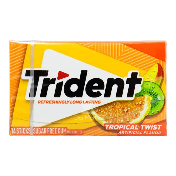 Chiclete Importado Trident Tropical Twist