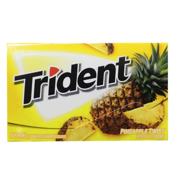 Chiclete Trident Importado Abacaxi