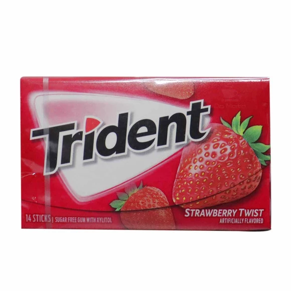 Chiclete Trident Importado Strawberry