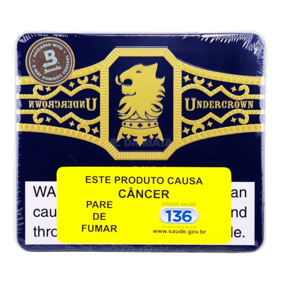 Charuto Drew Estate Undercrown Maduro Coronets C/10un de frente tabacaria da mata 