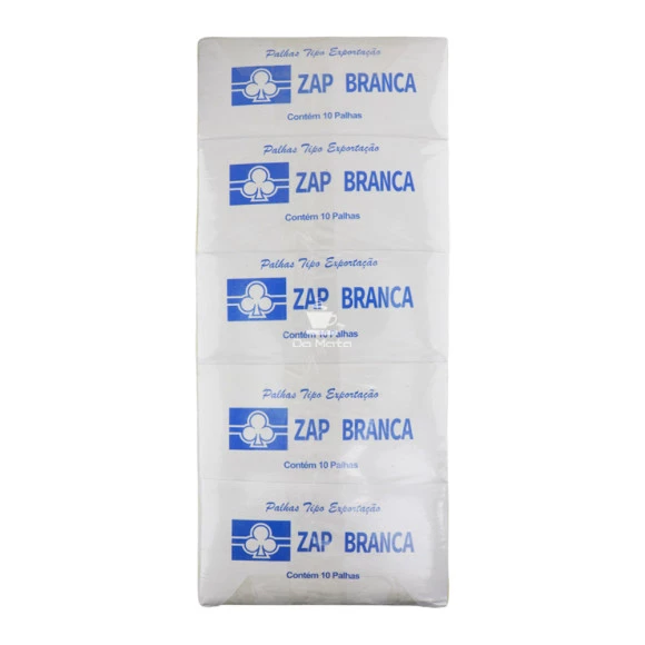 Pacote de Palha ZAP Branca Tipo Exportação de Frente