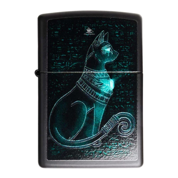 Isqueiro Zippo Spiritual Cat Design 48582 de frente