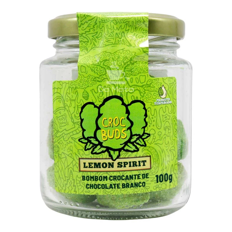 Chocolate Croc Buds Lemon Spirit 100g