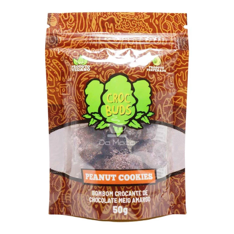 Chocolate Croc Buds Peanut Cookies 50g