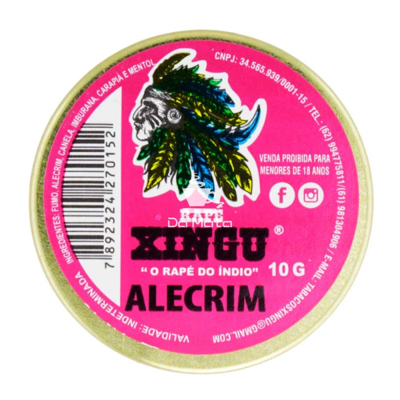 Rapé Xingu Alecrim 10g