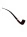 Cachimbo Churchwarden 20cm Marrom