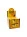 Caixa de Piteira de Madeira Yellow Finger Small