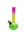 Mini Bong de Vidro Reggae 2
