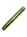 Piteira de Vidro Hippie Bong Verde Escuro 7mm