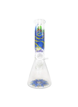 Bong de Vidro Sadhu Coleção Psicodélica Divino Cogumelo