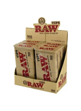 Caixa de Latas Raw c/ Piteiras Pré-Enroladas 