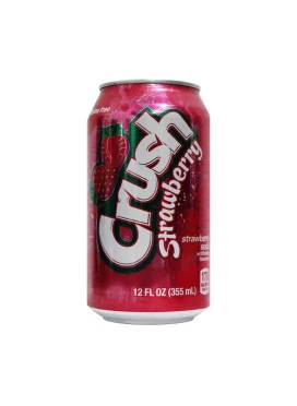 Refrigerante importado Crush Strawberry